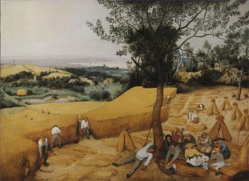 renaissance - Die Ernte Flämisch Renaissance Bauer Pieter Bruegel der Ältere